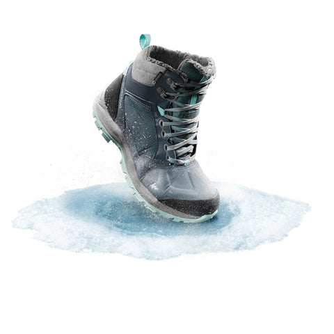 





Ботинки теплые водонепроницаемые походные женские SH520 X-WARM MID,
